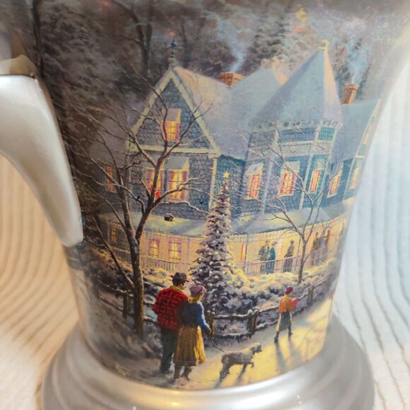 Vintage 2005 Thomas Kincade Christmas Tree Ceramic Base #A2888, Great cond. - Picture 6 of 12